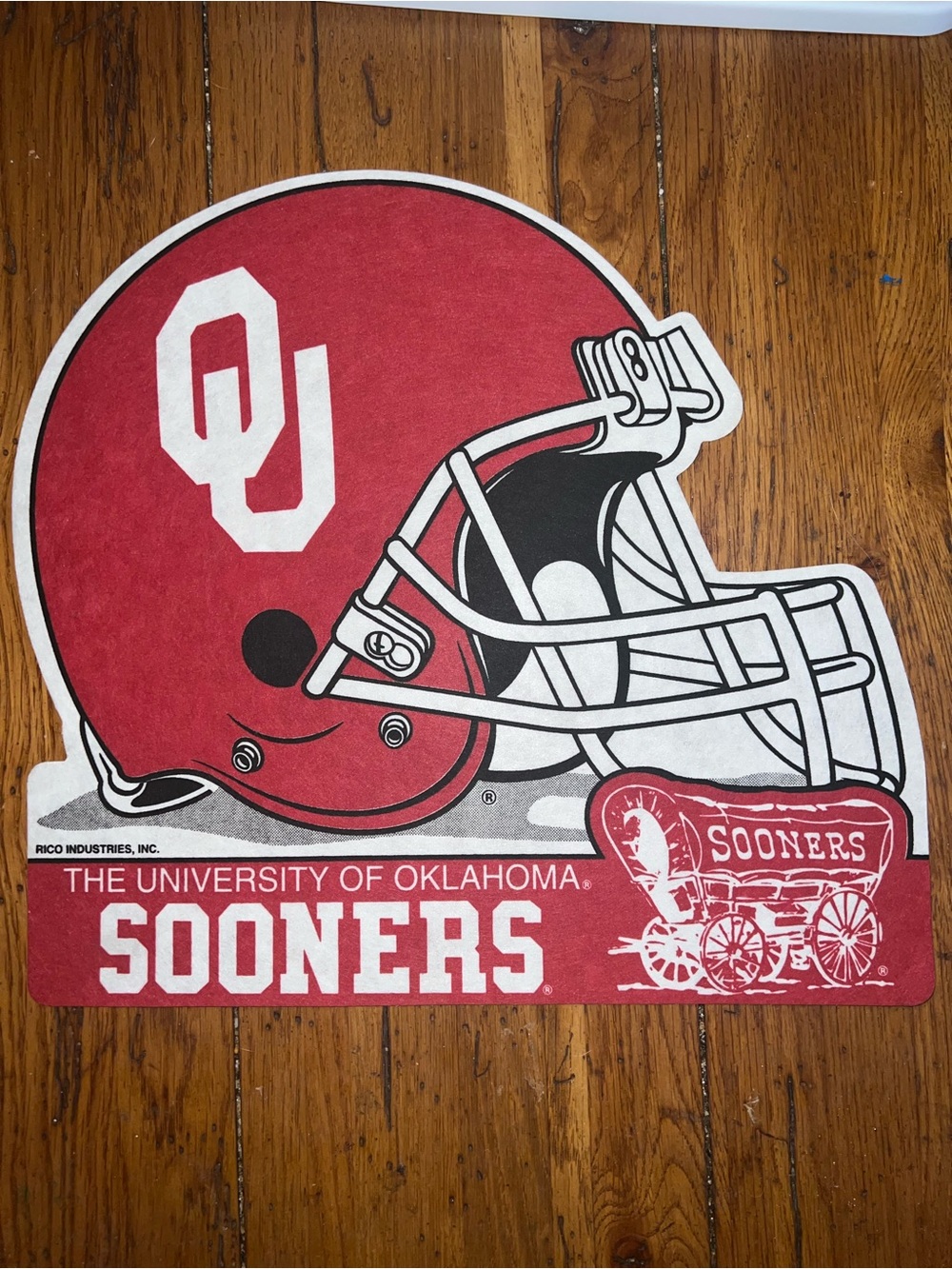 University of Oklahoma Sooners Red Helmet Home Accent